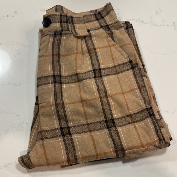 ❗2/$20❗Flap Pocket Plaid Straight Pants - Picture 12 of 12